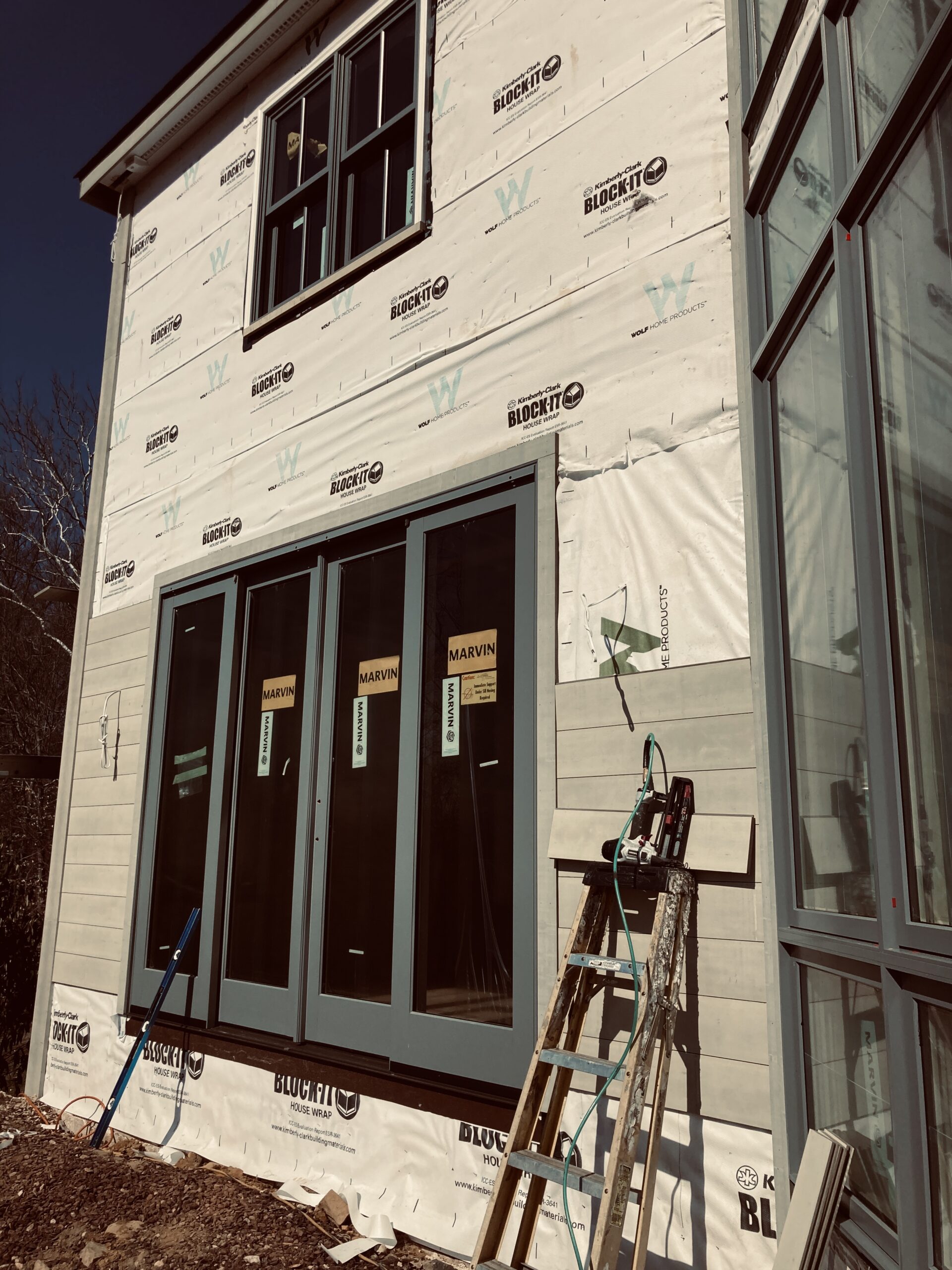 Seamless aluminum gutter installation by AZINEX in Pennington, NJ